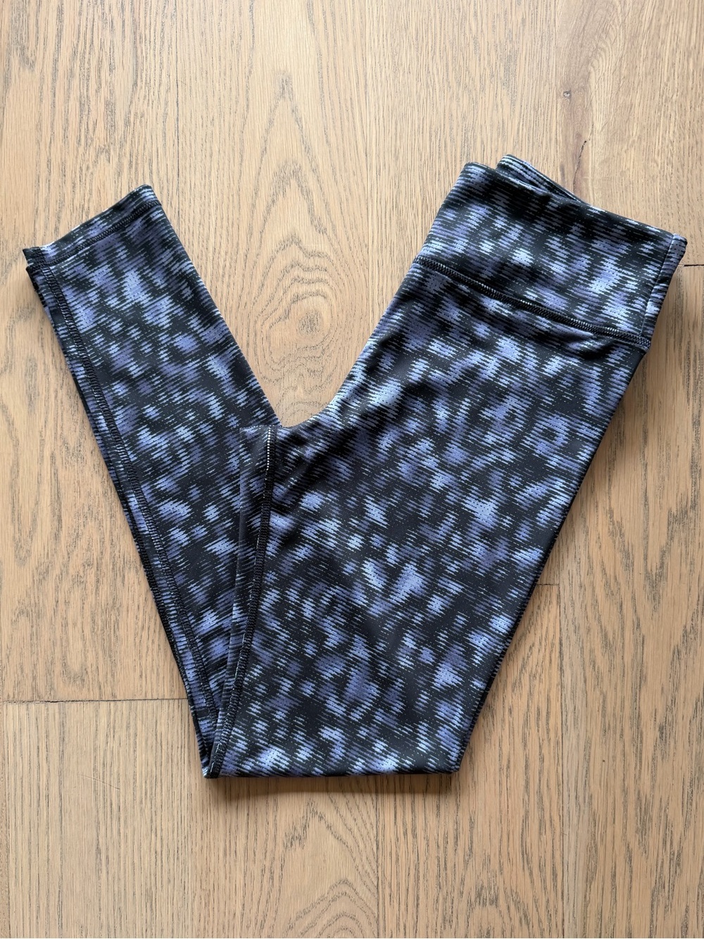 H&M Black and Light Blue Speckled Kids Leggings